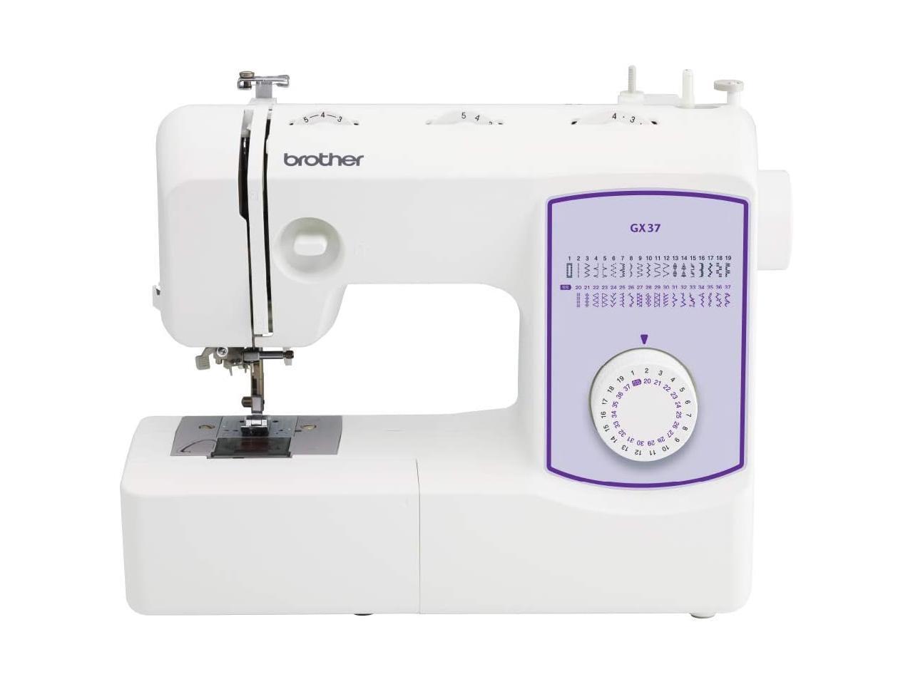 Brother Sewing Machine, GX37, 37 Built-in Stitches, 6 Included Sewing Feet