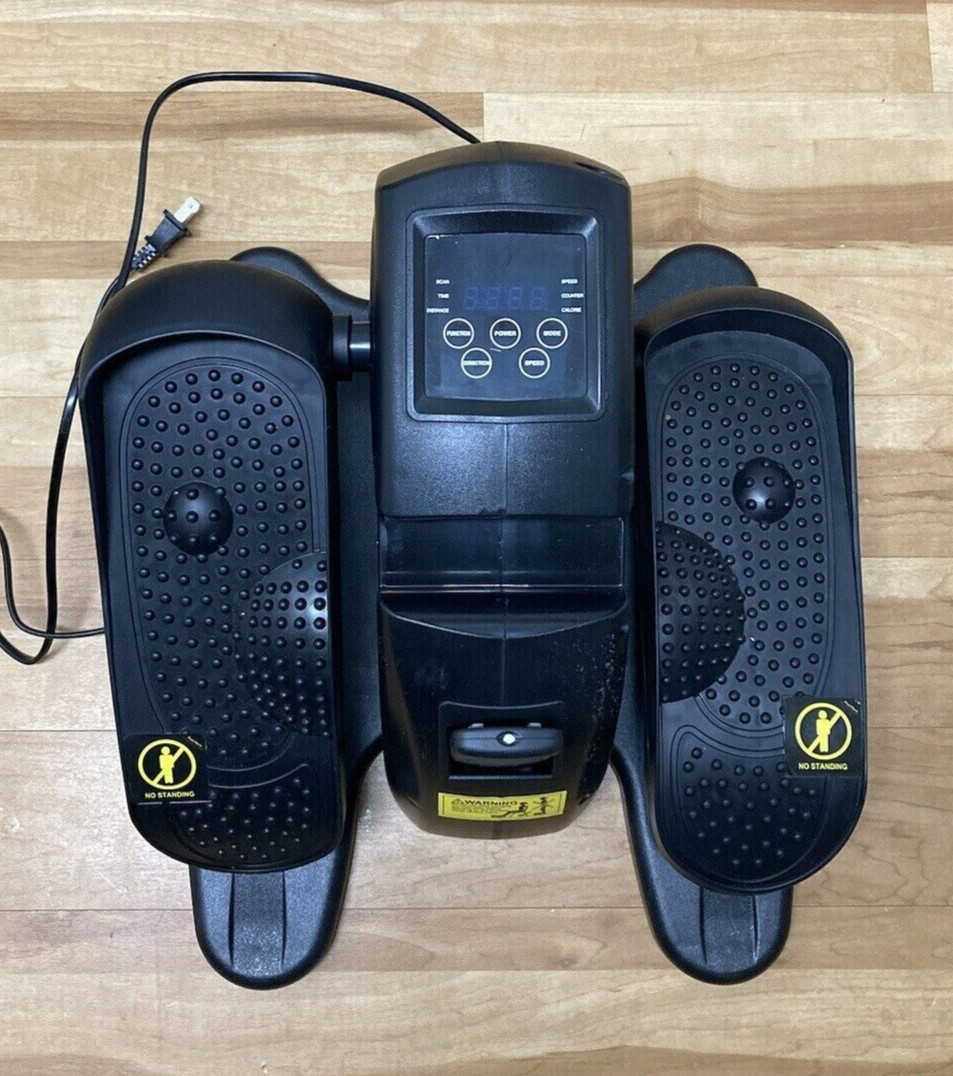 DNYSYSJ Under Desk Elliptical Machine with Remote Control, 5 Speeds, LCD Display