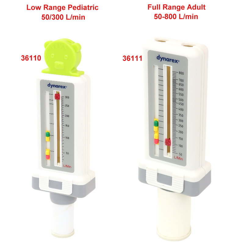 Hospital Grade  Peak Flow Meter, Pediatric 50-300 L/min & Adult 50-800 L/min