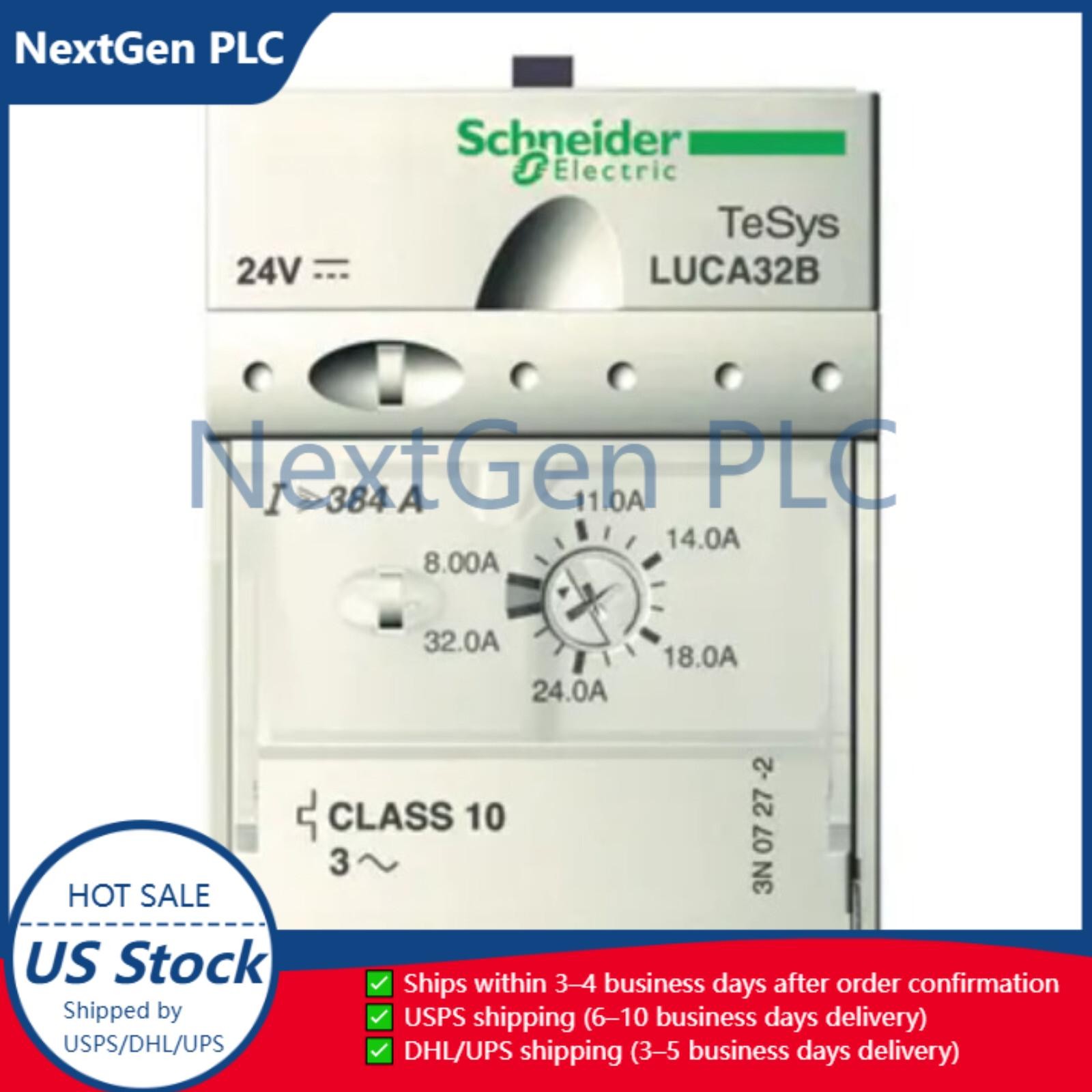 NEW Schneider Electric LUCA32B 8-32A 3P 240V~ Standard Motor Control Unit