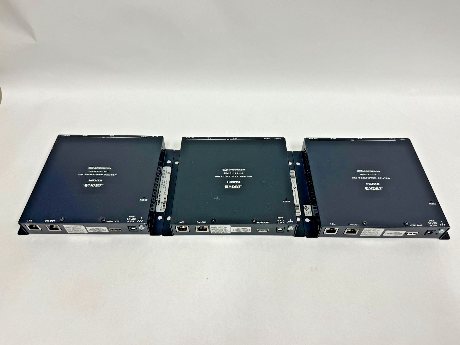 Crestron DM-TX-201-C DigitalMedia 8G+® Transmitter 201, Lot of 3