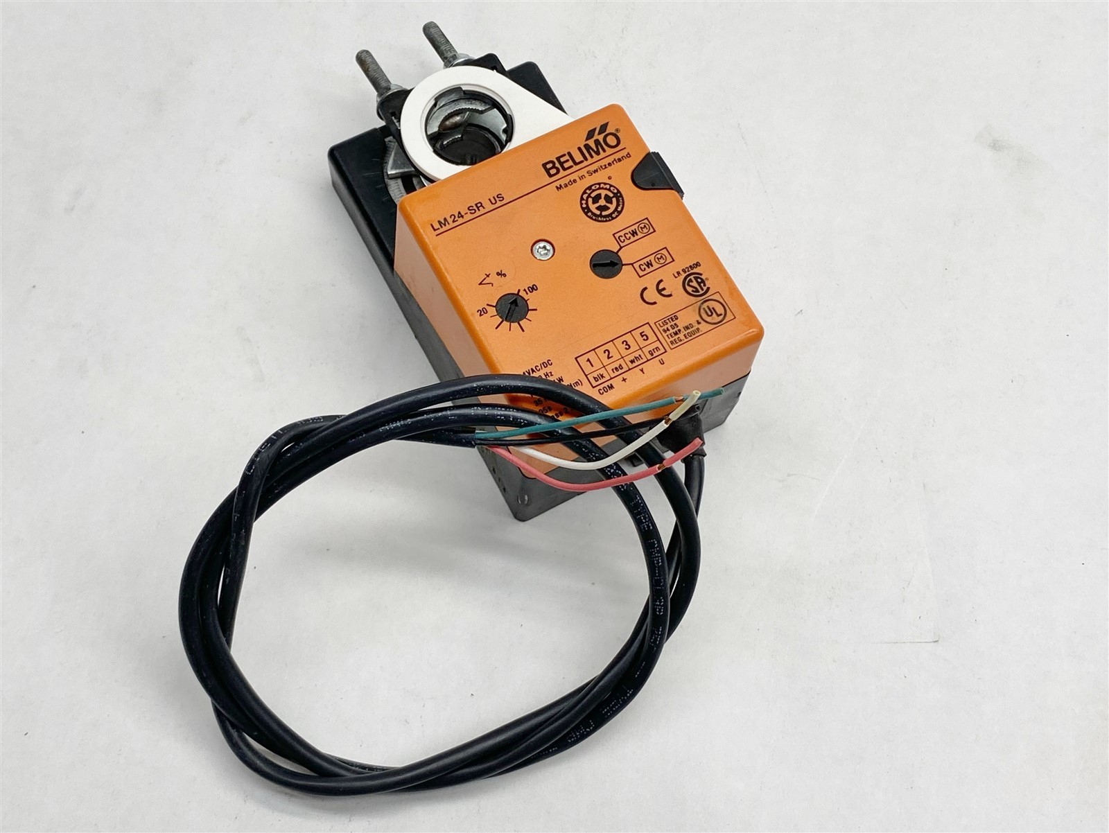 Belimo LM24-SR US Spring Return HVAC Damper Actuator - Orange NEW
