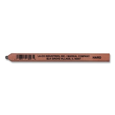 Carpenter Pencil, Hard, 7 in, Gray LA-CO Industries Inc  96927 48615969275 Gray