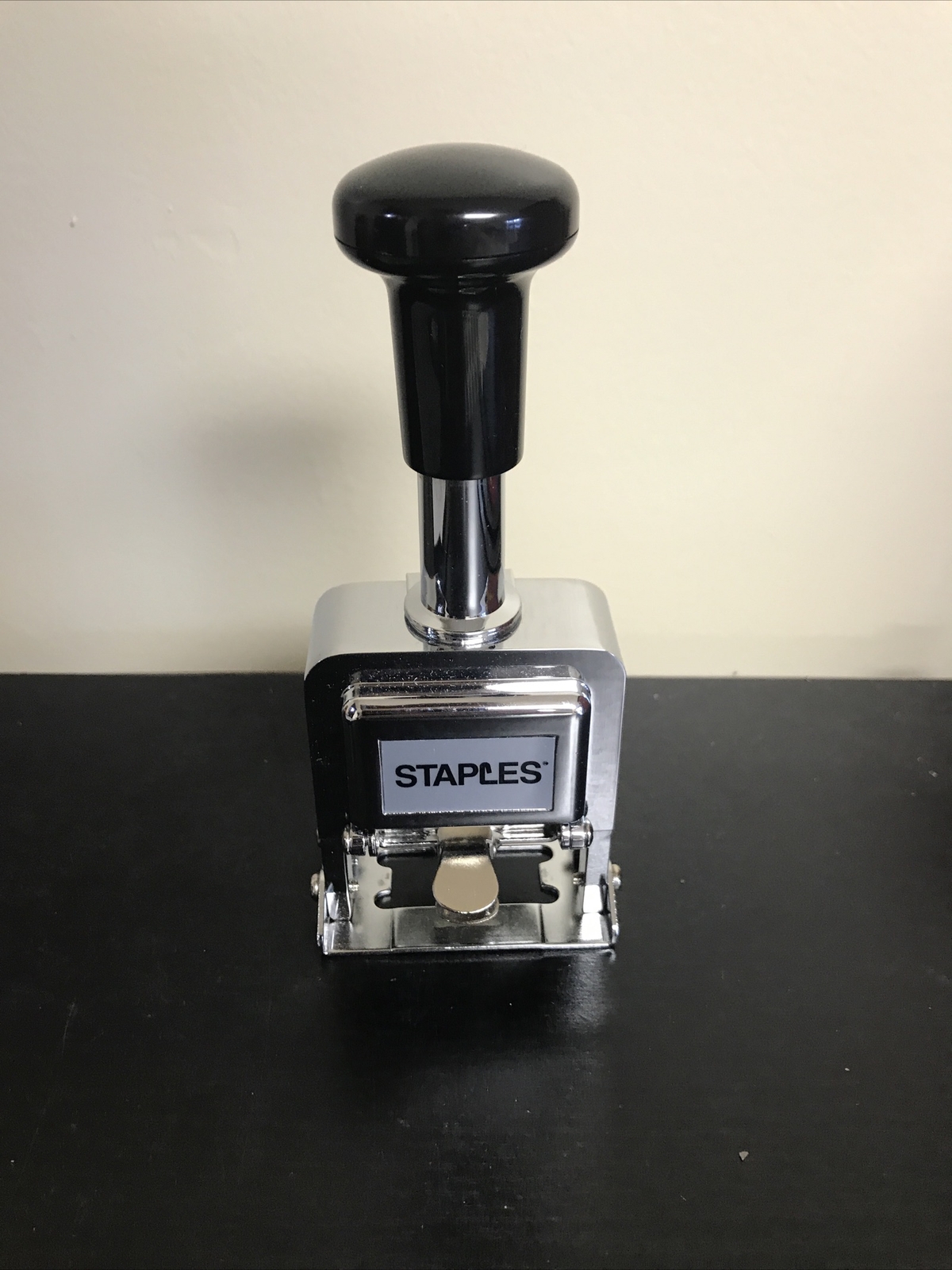 Staples Automatic Numbering Machine, New In Box- 6 Number Stamp Machine