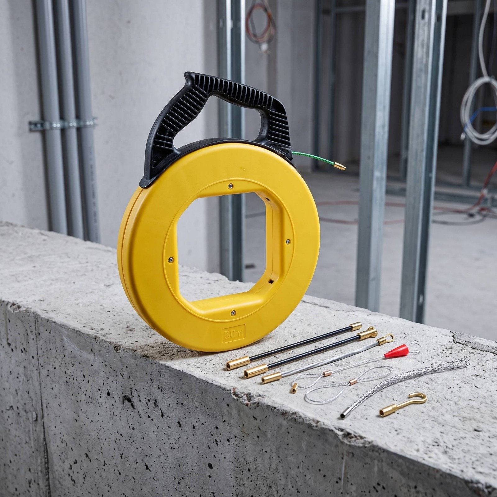 Cable Pulling Reel Flexible Wire Pulling Tape Reliable for Renovation
