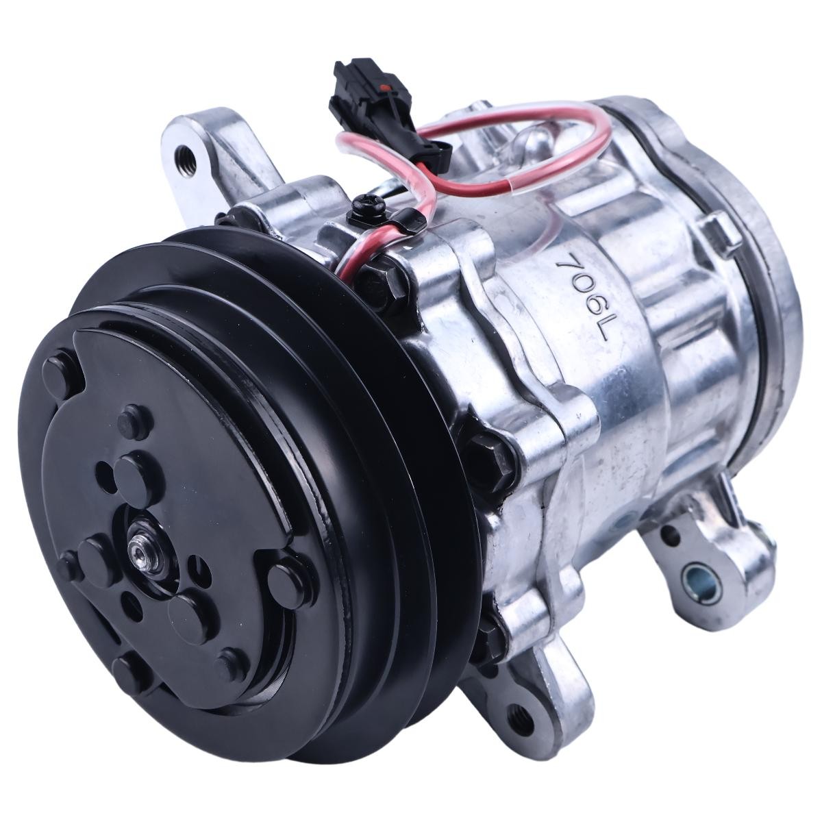 12V SD7B10 A/C Compressor KHR3536 for Sanden 7189 7199 Komatsu Case CX75SR CX80
