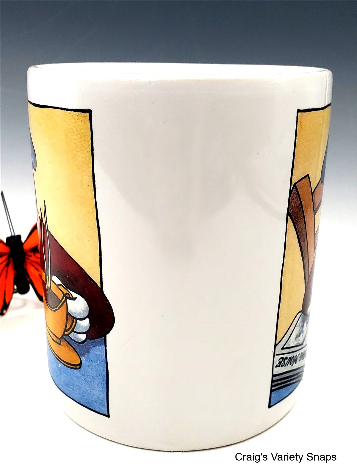 DISNEY Mickey Morning Mouse Ceramic Mug, LARGE UNUSED