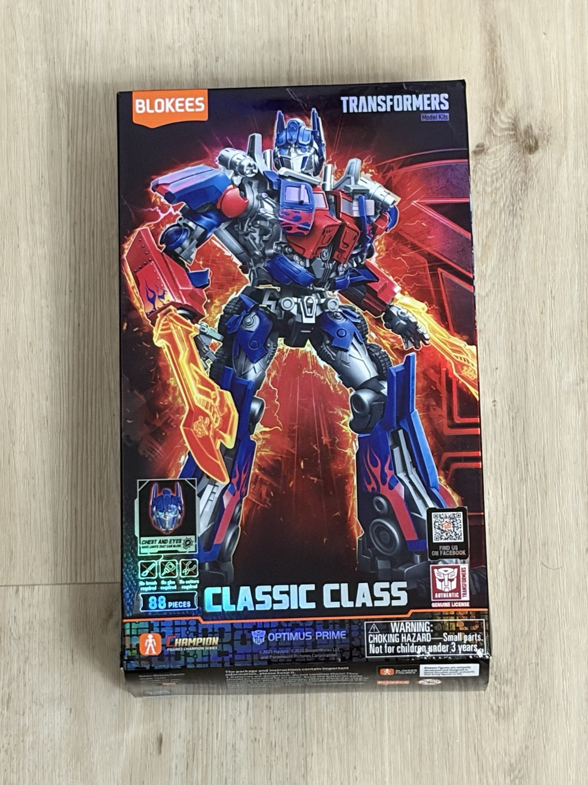 Transformers Blokees Classic Class #09 Optimus Prime Figure Model Kit NEW IN BOX