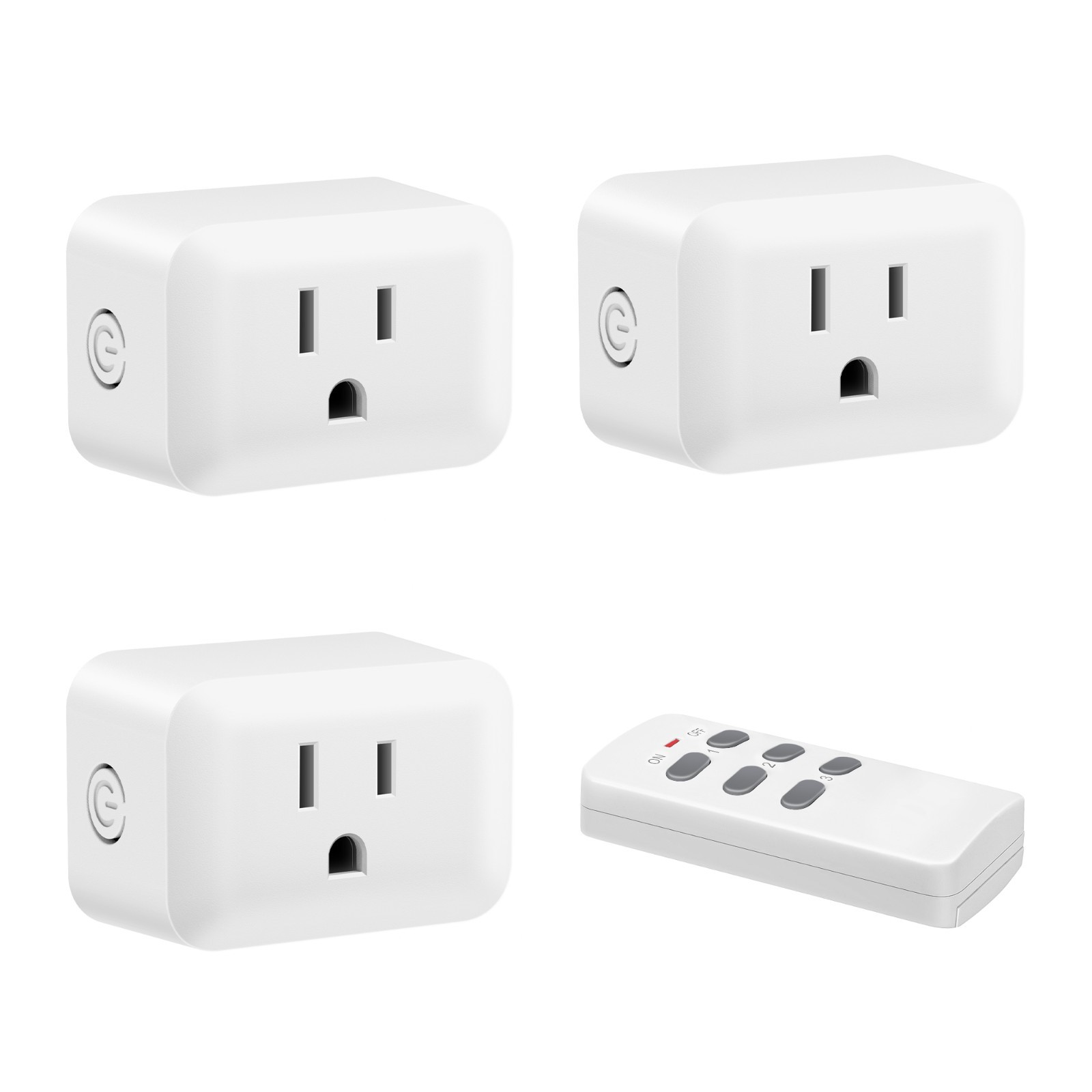 DEWENWILS Wireless Remote Switch 3 Outlet 100FT Range for Home Appliances