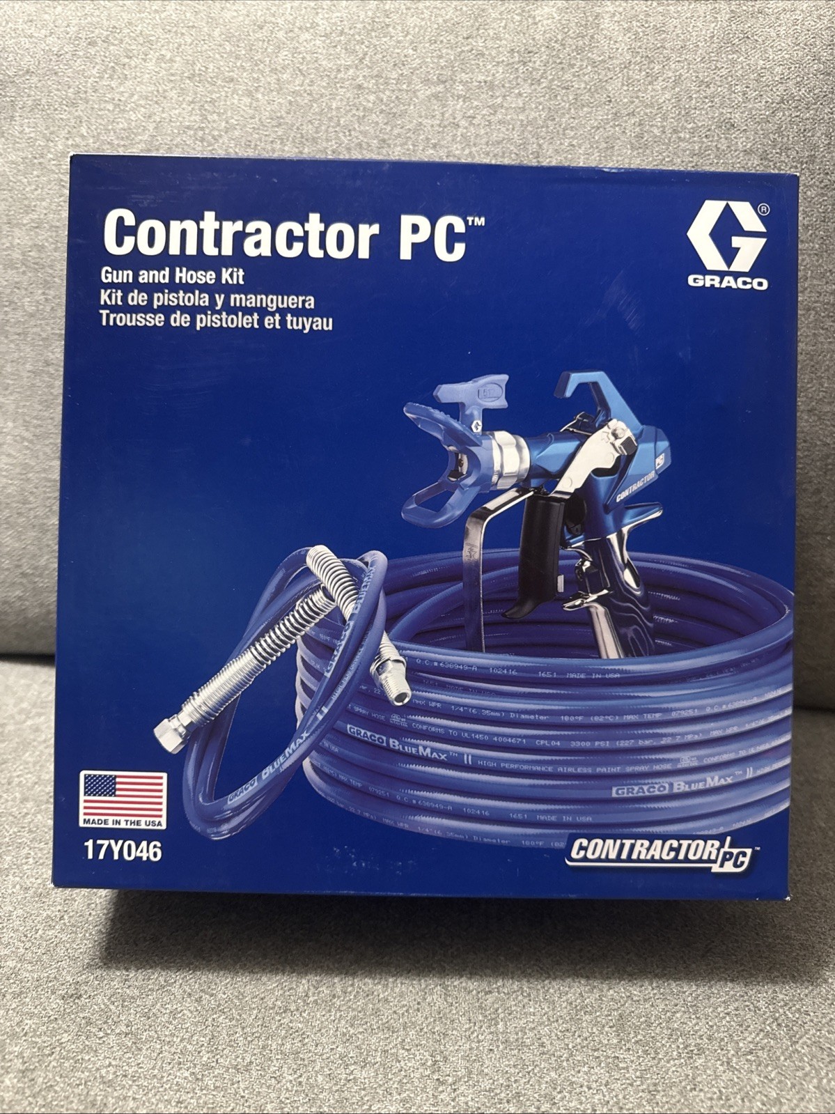 Brand New Graco Contractor PC Gun & Hose Kit 17Y046