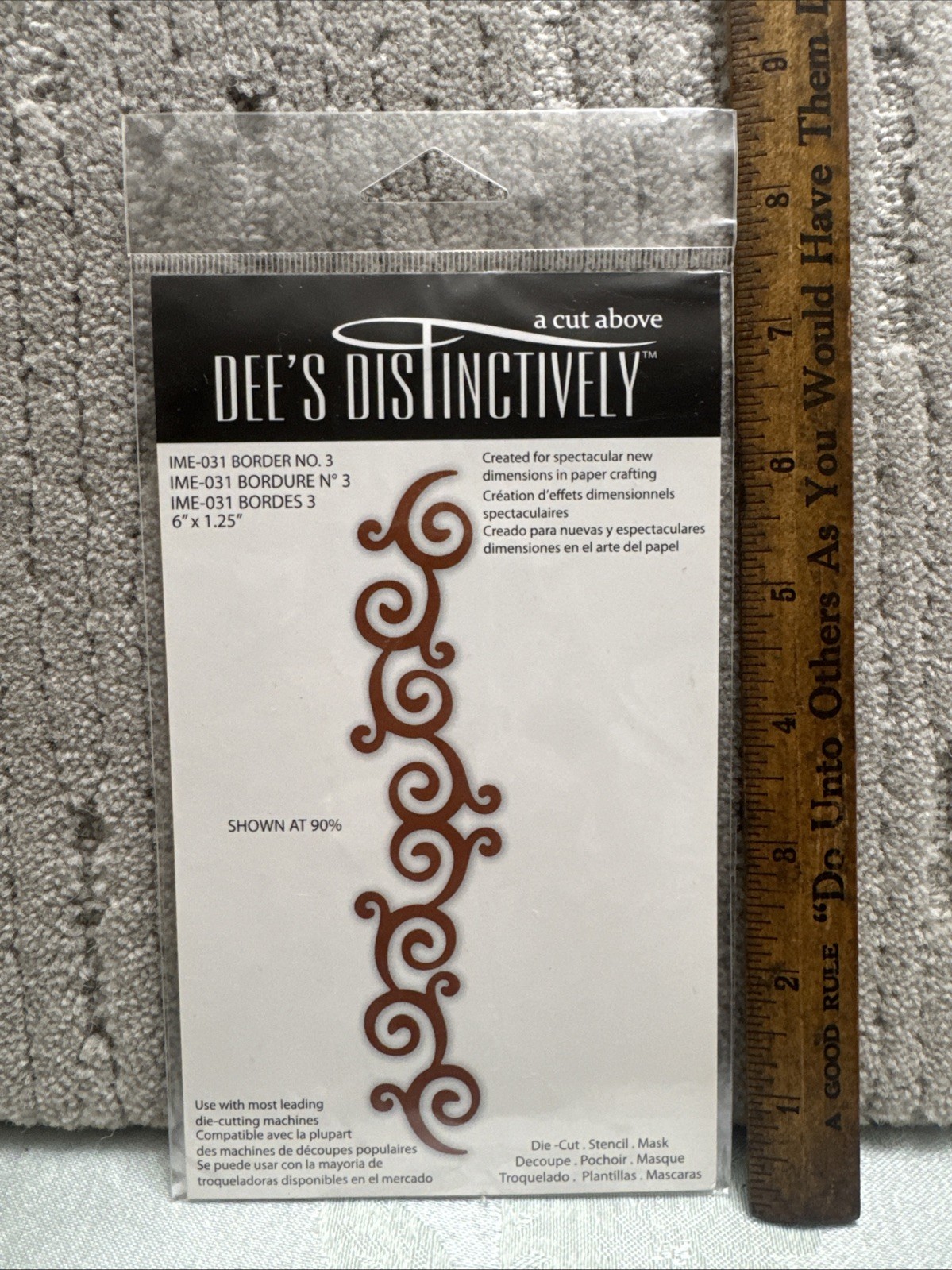Dee’s Distinctively Dies ~ BORDER NO. 3 ~ Made In USA