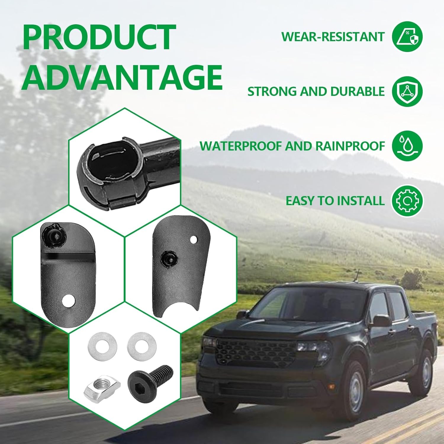 Tail Gate Mods Damper Kit, Tailgate Slow Drop Accessories Compatible with 2022 2
