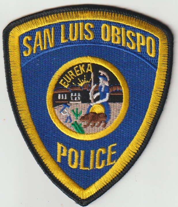 San Luis Obispo CA Police obsolete patch ship from Australia