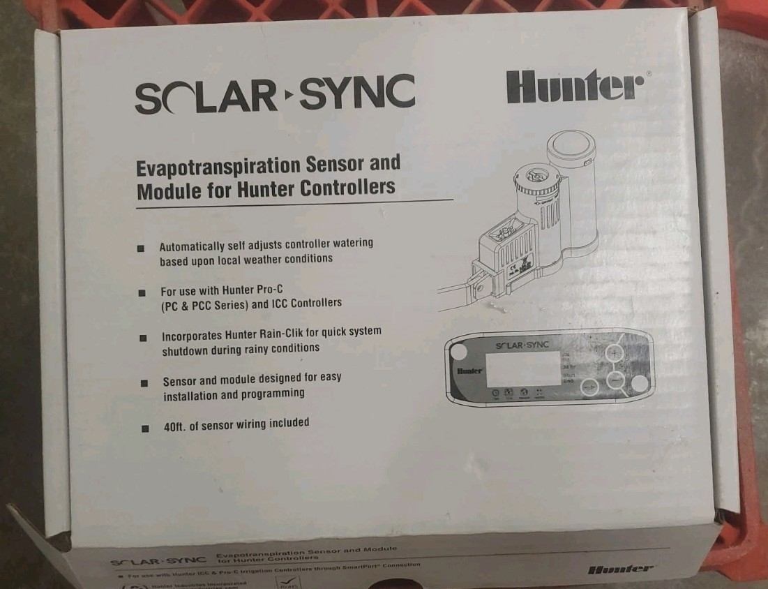 Hunter Solar-Sync Evapotranspiration Sensor and Module for Controller