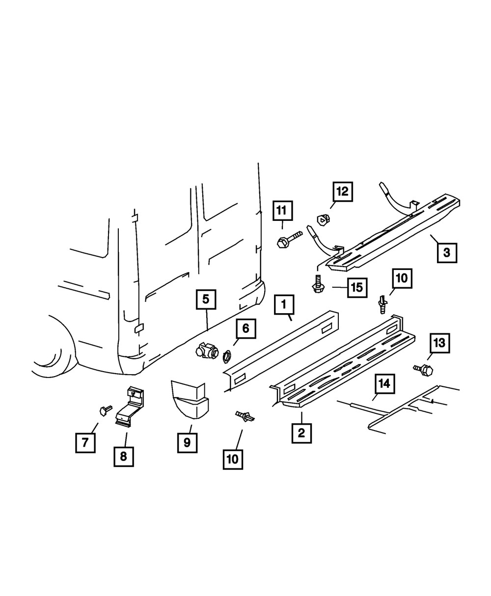 Genuine Mopar Park Assist Sensor 5120341AB