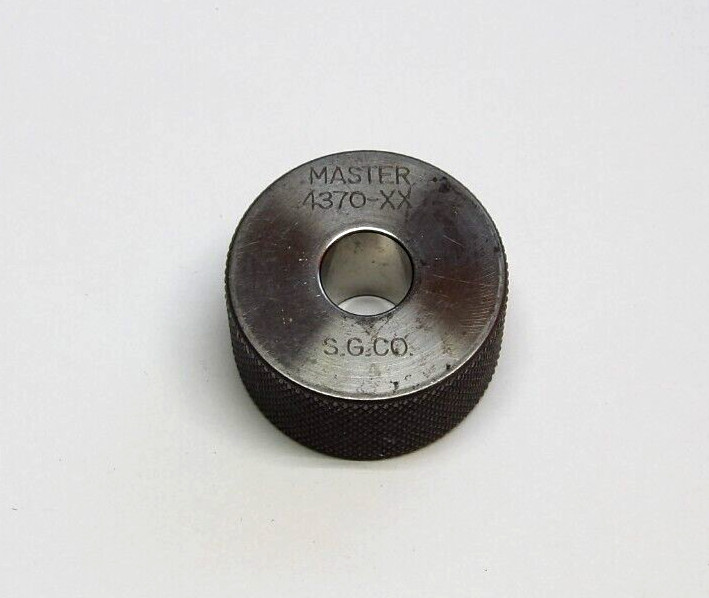 .4370 CLASS XX MASTER PLAIN BORE RING GAGE