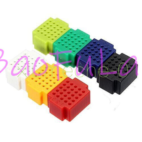 7pcs Mini 25 Points Breadboard Solderless Prototype Tie-point For Arduino NEW