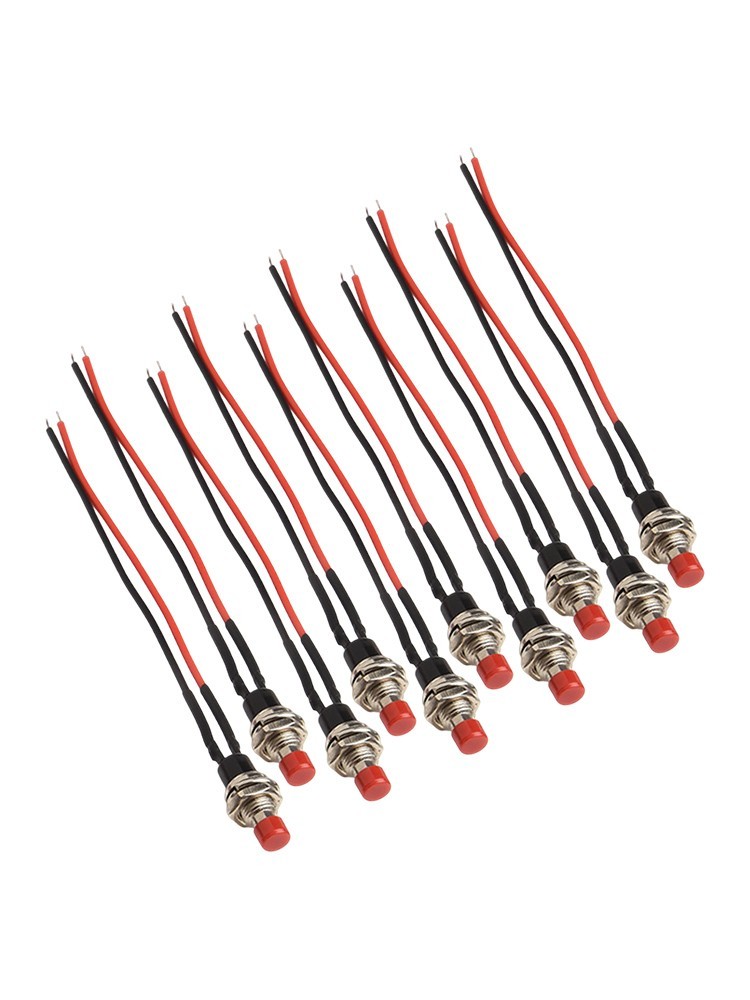 Innovative Design Miniature Push Buttons Ten Pack with Easy Installation