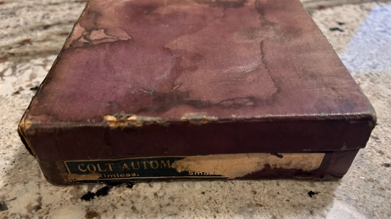 Original Colt 1903 .32 Hammerless Semi-Auto Pocket Model Box