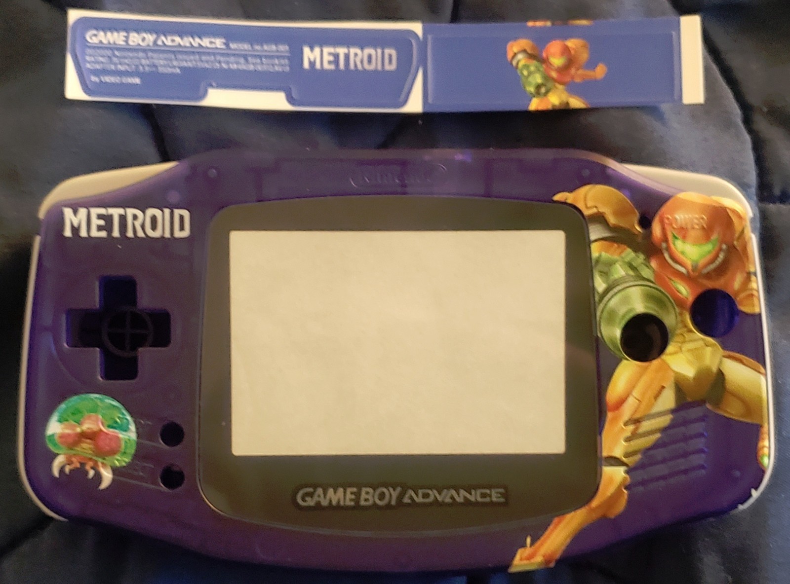 Metroid Samus Aran Complete Full Shell Kit Game Boy Advance Housing GBA New