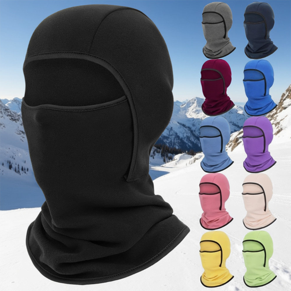 Winter Windproof Fleece Neck Warm Balaclava Ski Full Face Mask for Cold Weather