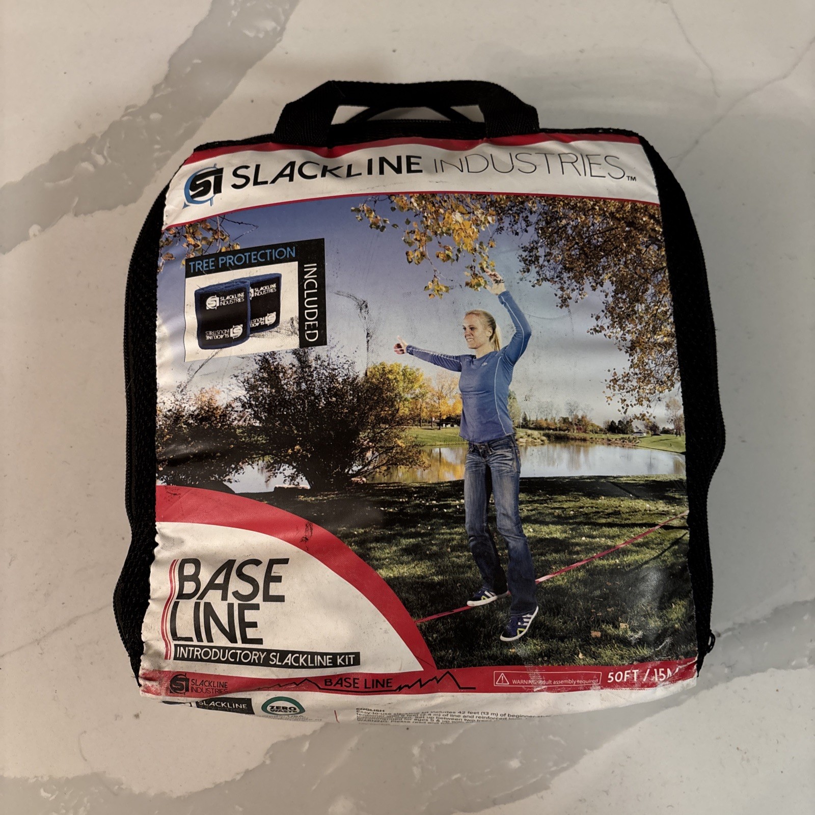 Slackline Industries base line kit with Tree Protection 50ft/15m