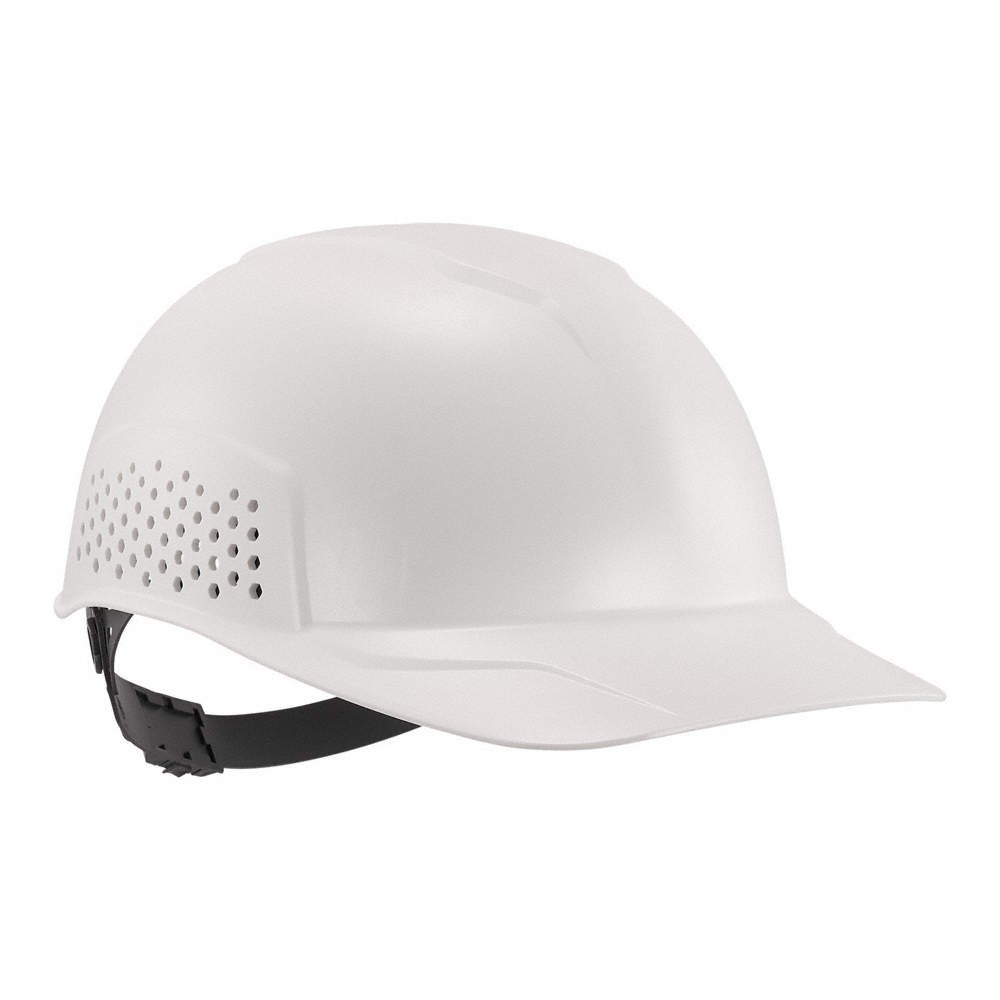 SKULLERZ BY ERGODYNE  Bump Cap,White,6 1/8 to 8 Fits Hat Sz 848MX0