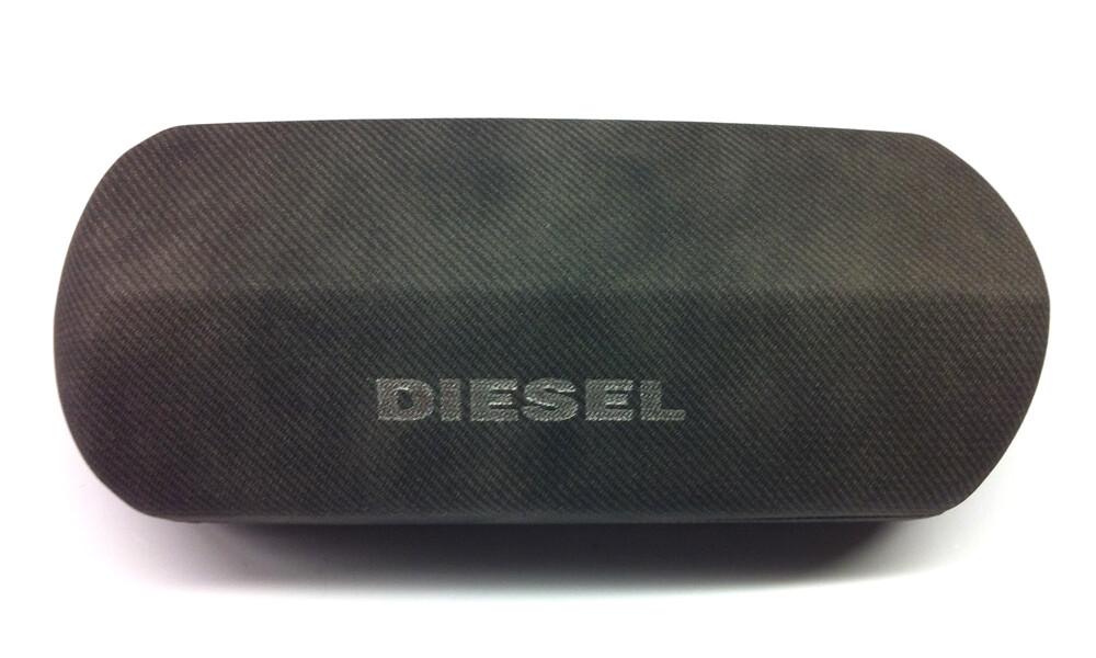 Brand New Diesel Sunglass Case - Hard Clamshell Case and Cloth for Sun/Eyewear