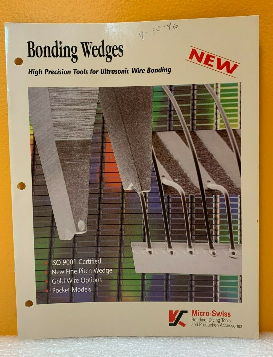 Kulicke & Soffa Industries Inc. Bonding Wedges Catalog.