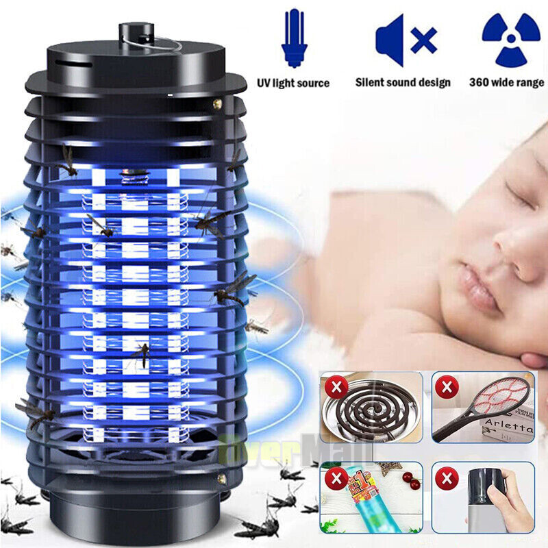 Mosquito Fly Bug Insect Zapper Killer Indoor Outdoor Electronic Light Trap Lamp