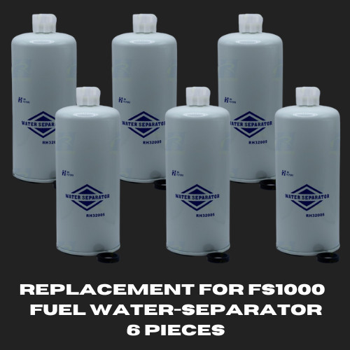 RH Quality 6Pcs FS1000 Fuel Water Separator Repl 3329289