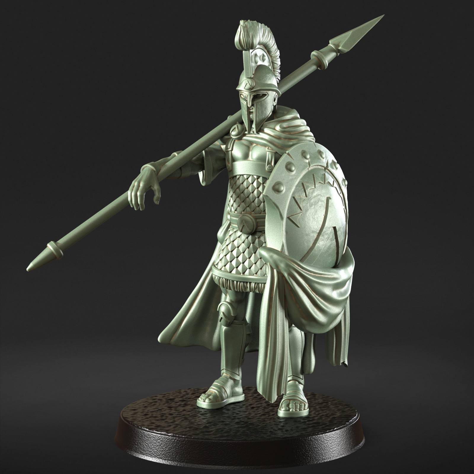 Dungeons and Dragons - Playable Character - Male Human Leonidas - Paladin