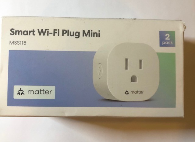 Pack of two Meross Smart Wifi plug mini MATTER MSS115