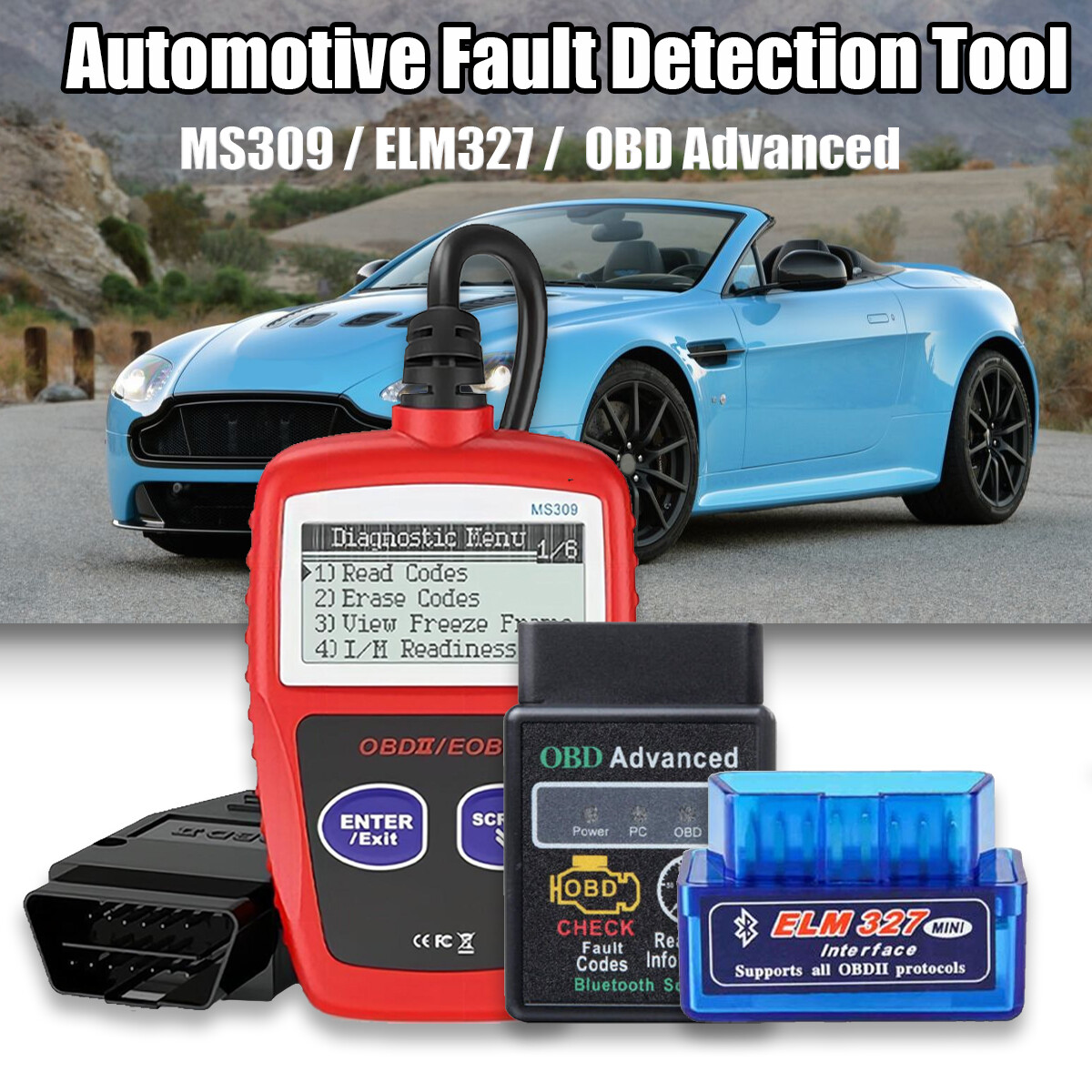 OBD2 Scanner Car Scan Diagnostic Tool Reset Clear Check Engine Code Reader US