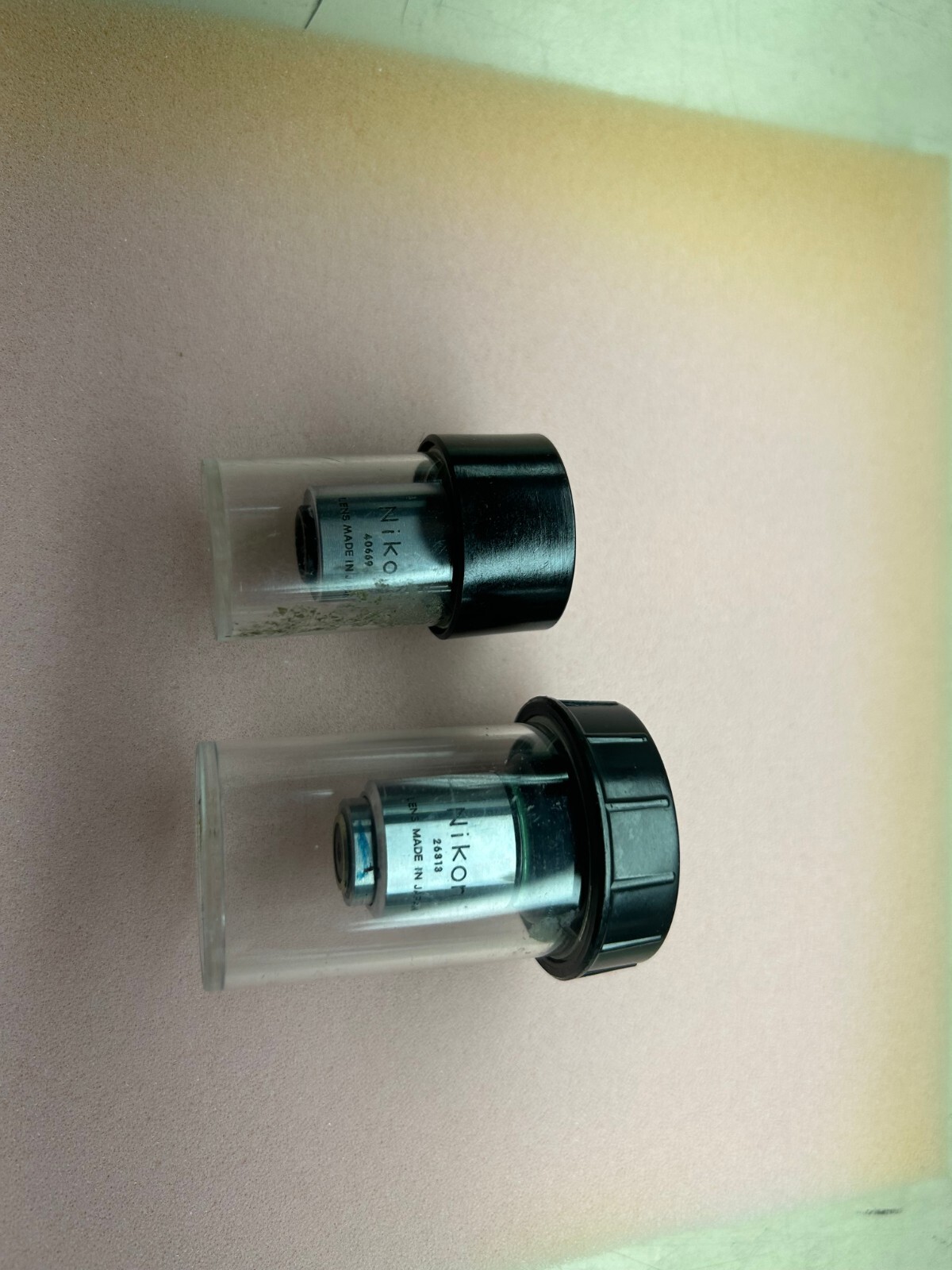 Lot of 2 Nikon Plan 20 0.40 Lens