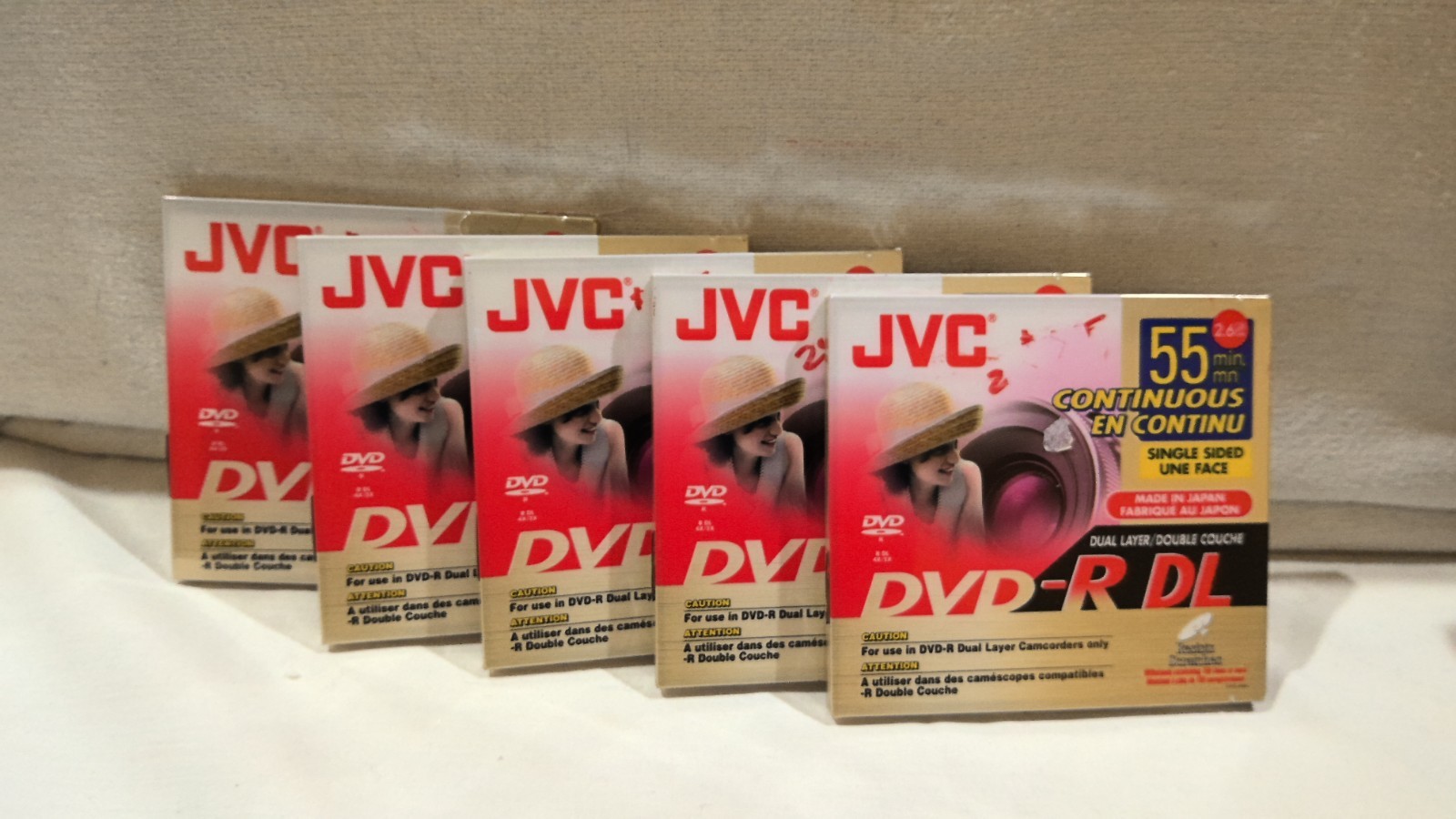 JVC DVD+R DL 3 pack For Camcorder