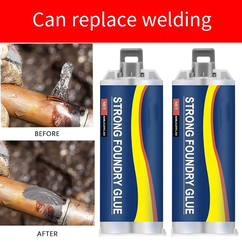 Strong Foundry Glue, High Temperature Resistant Casting Repair,Metal Repair Glue