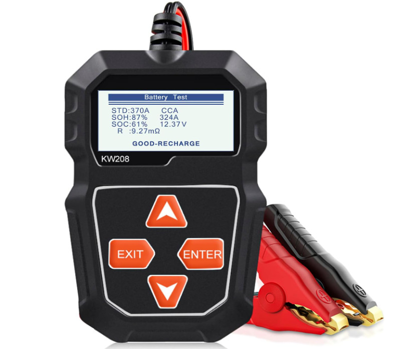 Tester Automotriz 12V para Batería, Carga, Arranque y Sistema Eléctrico. Nuevo