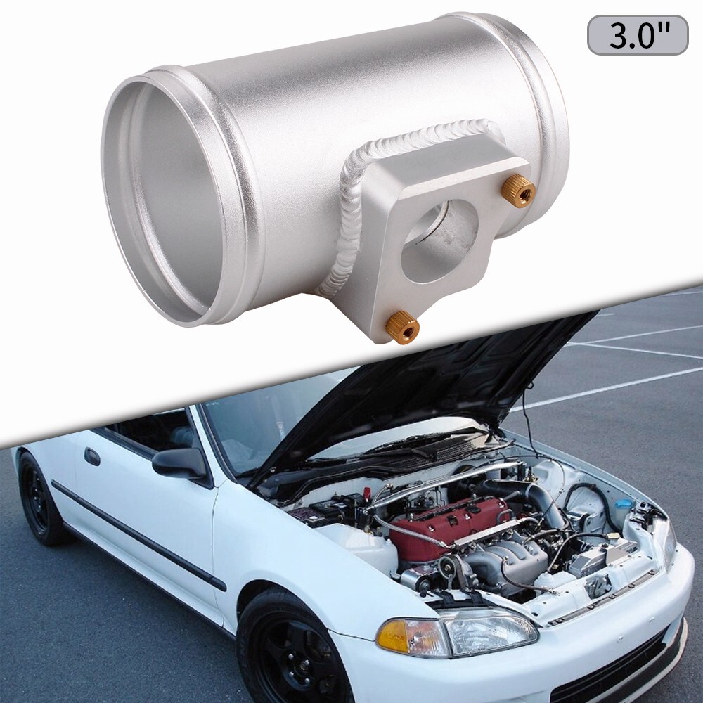 76mm Mass Air Flow Sensor Adapter Intake Pipe Tube For Honda/Subaru/Mazda