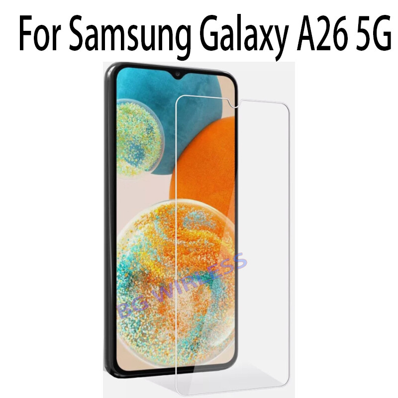 1 PACK For Samsung Galaxy A26 5G Clear 9H Tempered  Glass Screen Protector