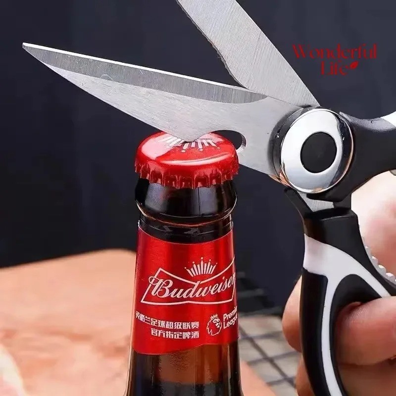 Heavy Duty Kitchen Scissors Poultry Bone Cutter Fish Meat Vegetable Shears