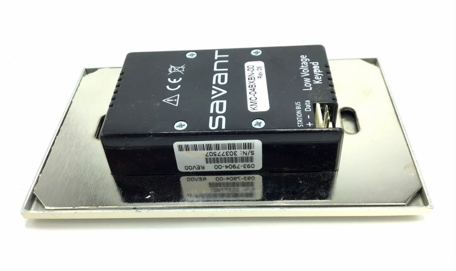 Savant 4- Button Metropolitan KMC Keypad Dimmer (Black)