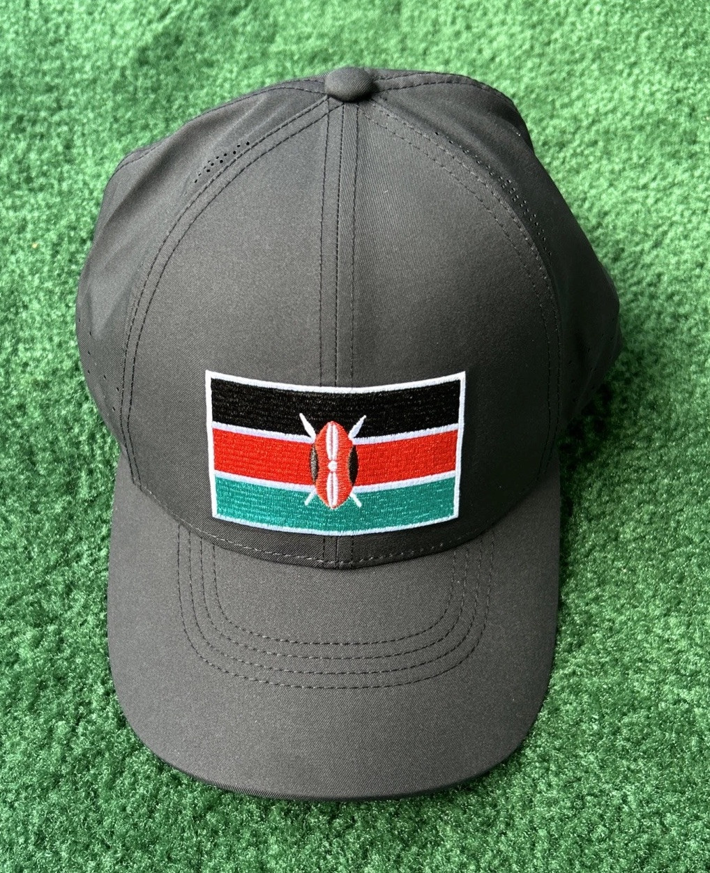 Nike Team Kenya Running Cap Hat Dri-FIT Adult Legacy91 Black CT0797-010 One Size