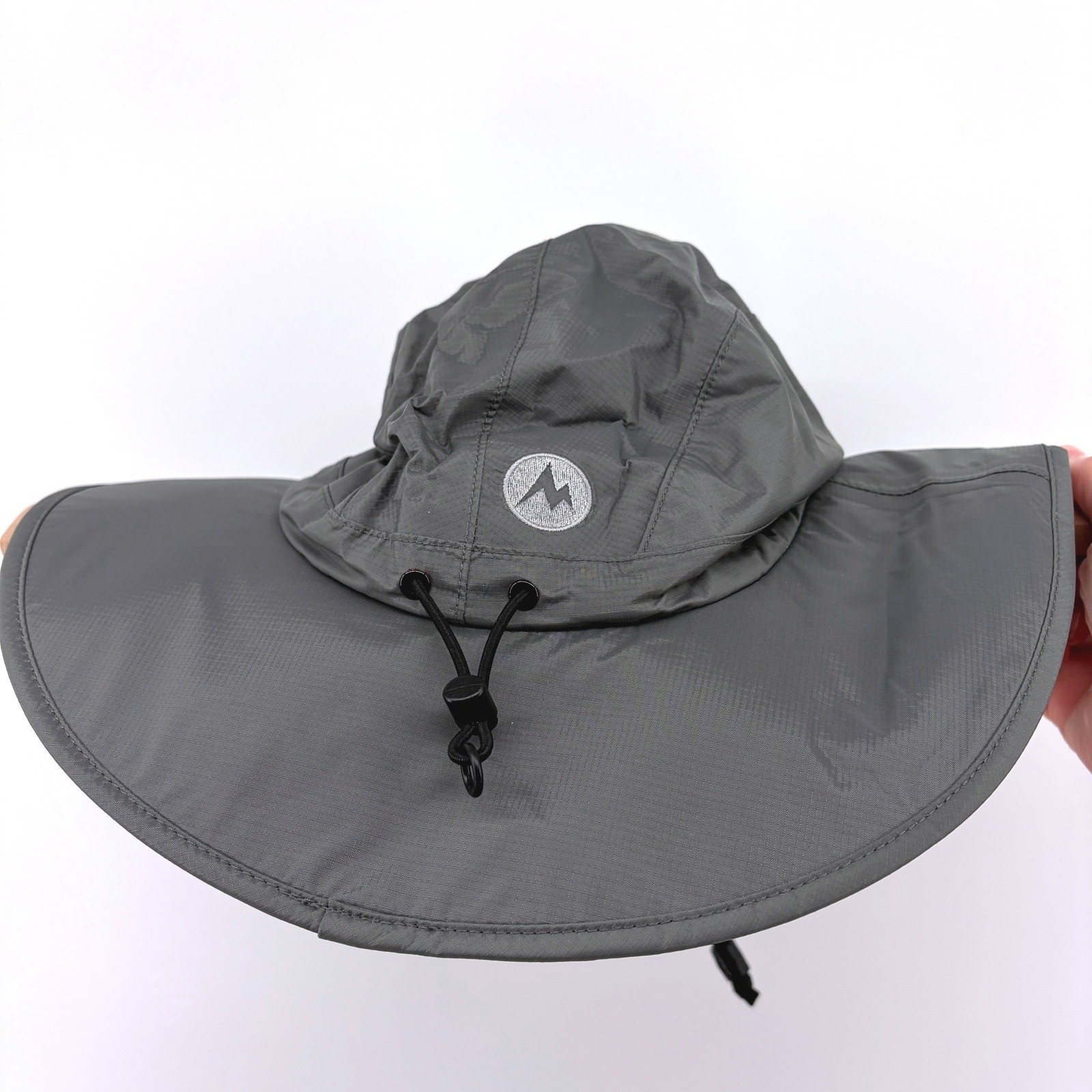 Marmot Wide Brim Sun Hat Men's S/M Gray Lightweight Outdoor Hiking Boonie Hat