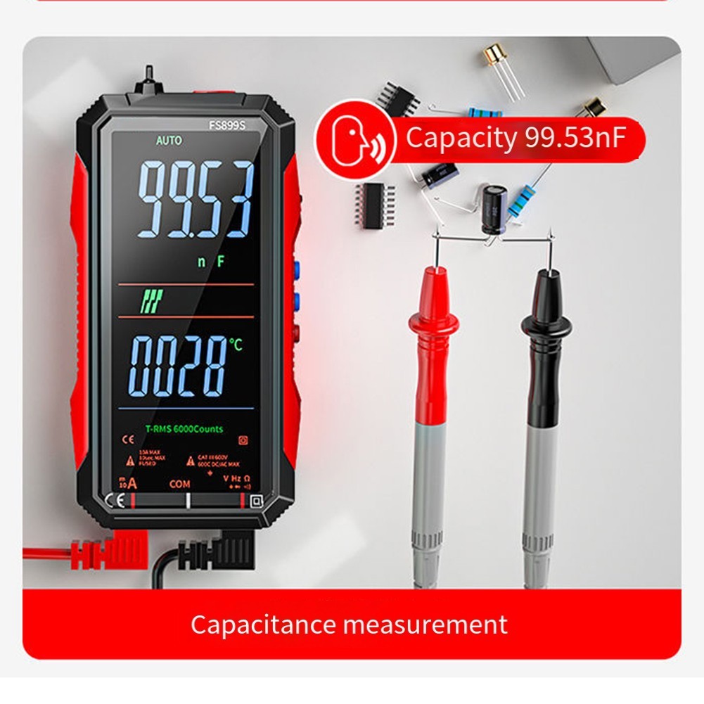 FS899S Test Meter Supporting Multiple Measurement Modes Including AC DC Voltage