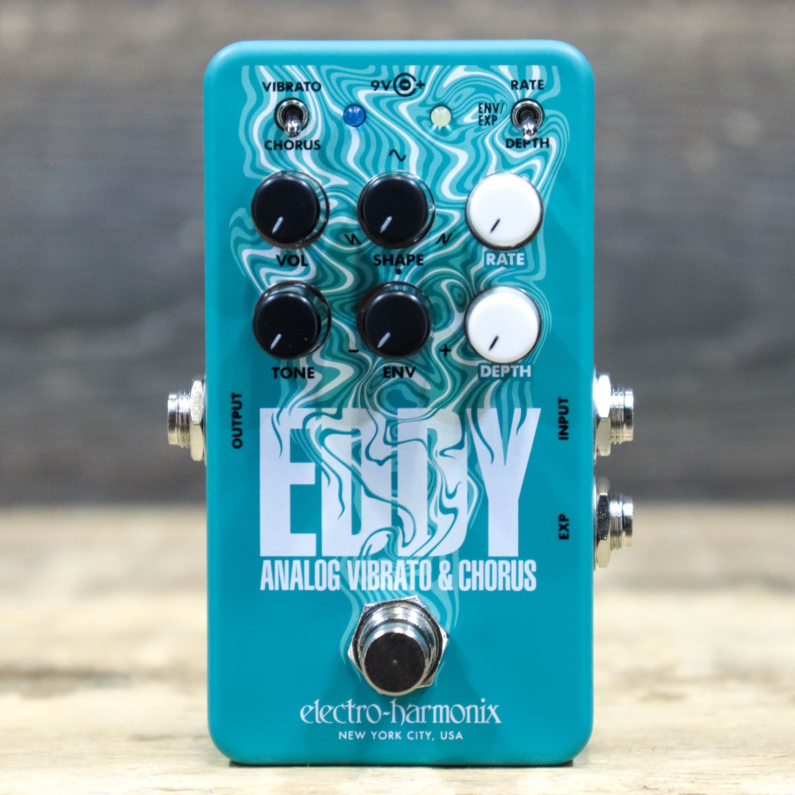 Electro-Harmonix Eddy Analog Vibrato & Chorus w/Expression Guitar Effect Pedal