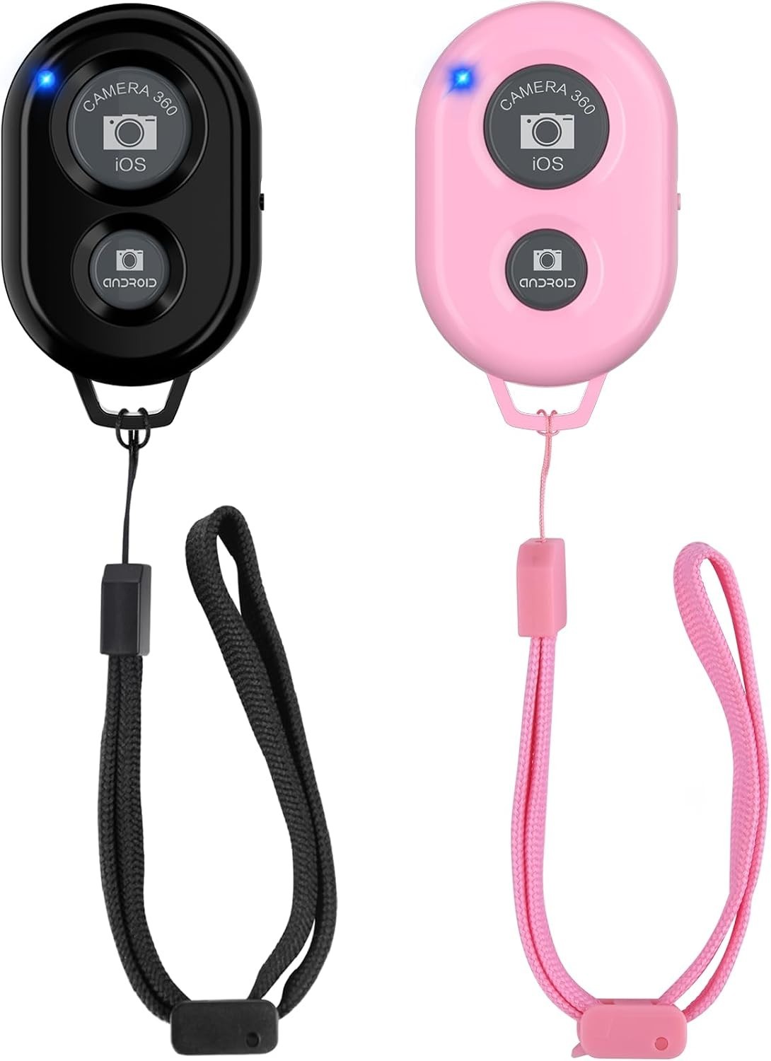 Wireless Camera Remote Shutter for Smartphones 2 Pack, Wireless Phone Camera ...
