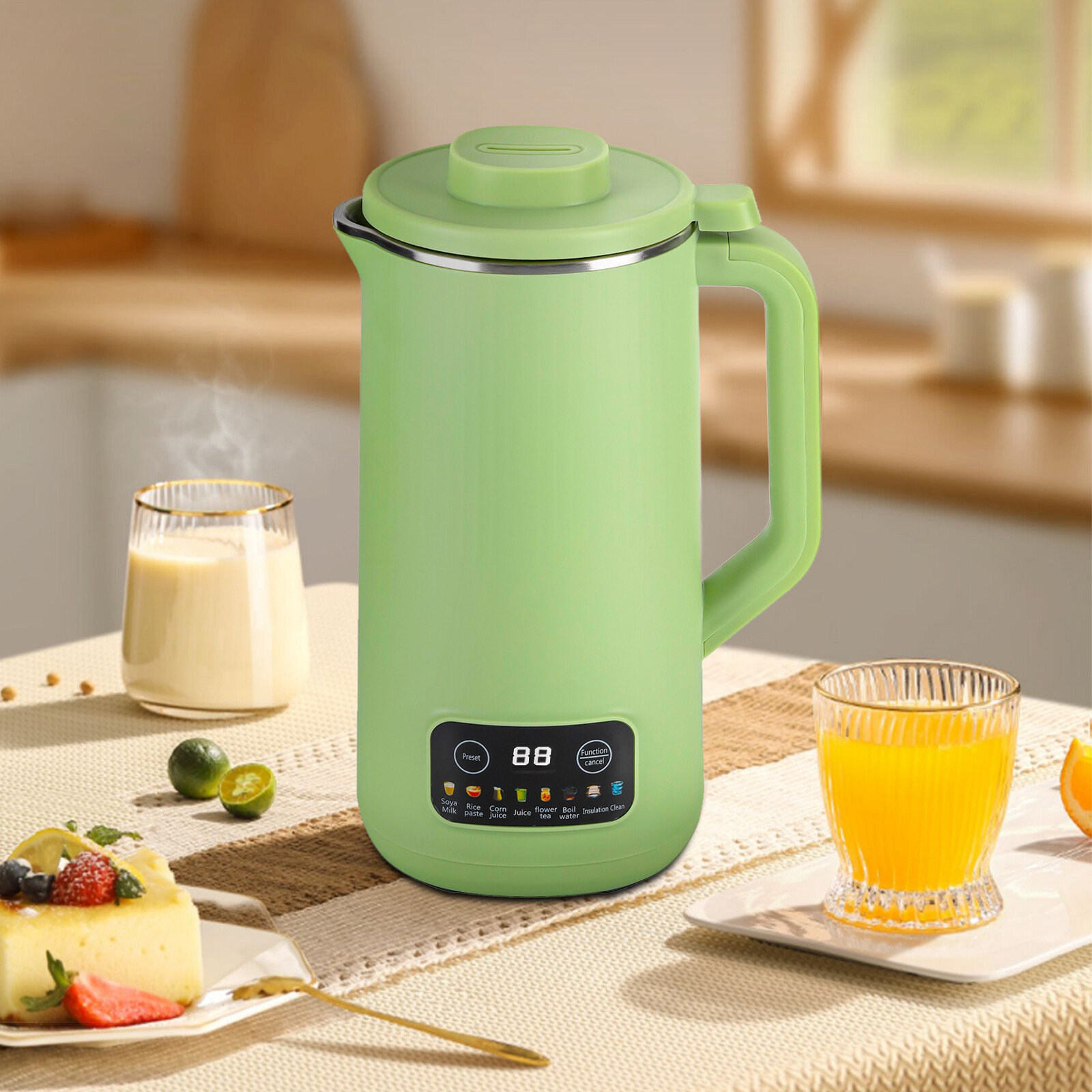 Automatic Nut Milk Maker Machine Homemade Almond Oat Coconut Soy?800ml US