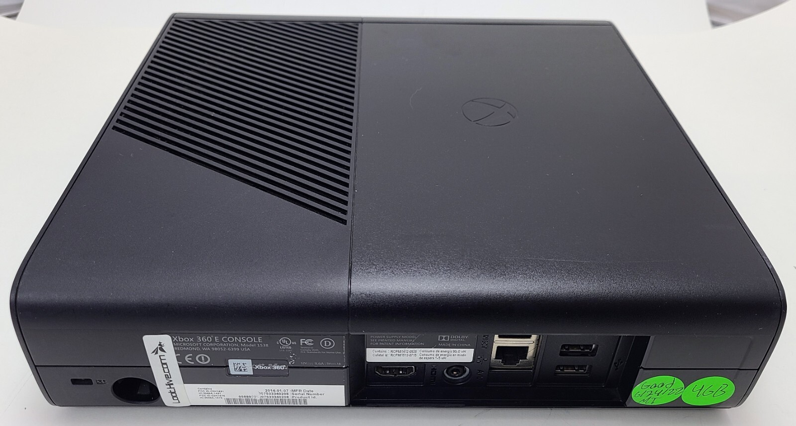 Microsoft XBox 360 E System BLACK Video Game Console 250GB Wireless Bundle 360E
