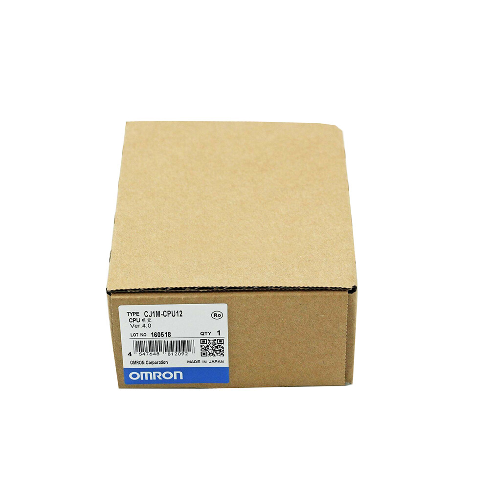 OMRON CJ1M-CPU12 PLC CPU Module Industrial Automation Control New In Box